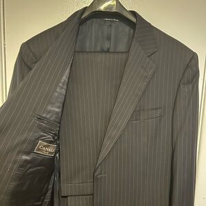 Canali men’s suit jacket and pant set. Made in Italy.